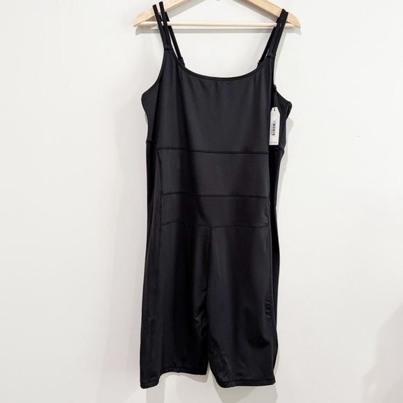 UNIVERSAL STANDARD Next-to-Naked Bodyshort Black NEW Athleisure Size Large 3X - Picture 2 of 13